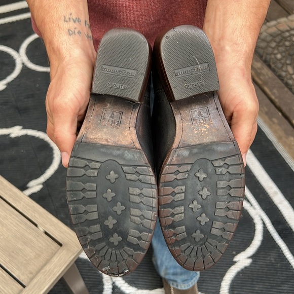 Frye Black Leather Tall Riding-Style Boots, size 6 - Picture 6 of 6